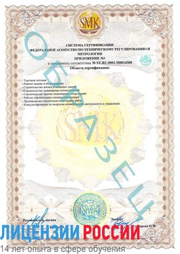 Образец сертификата соответствия (приложение) Внуково Сертификат OHSAS 18001